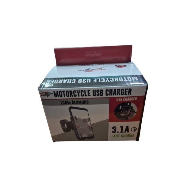 Porta Celular Retrovisor con USB - Accesorios